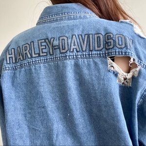Harley Davidson Denim Jacket/Shirt